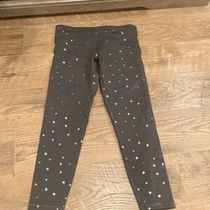 Women’s Nancy Rose Performance Capri Leggings with Stars Size 6